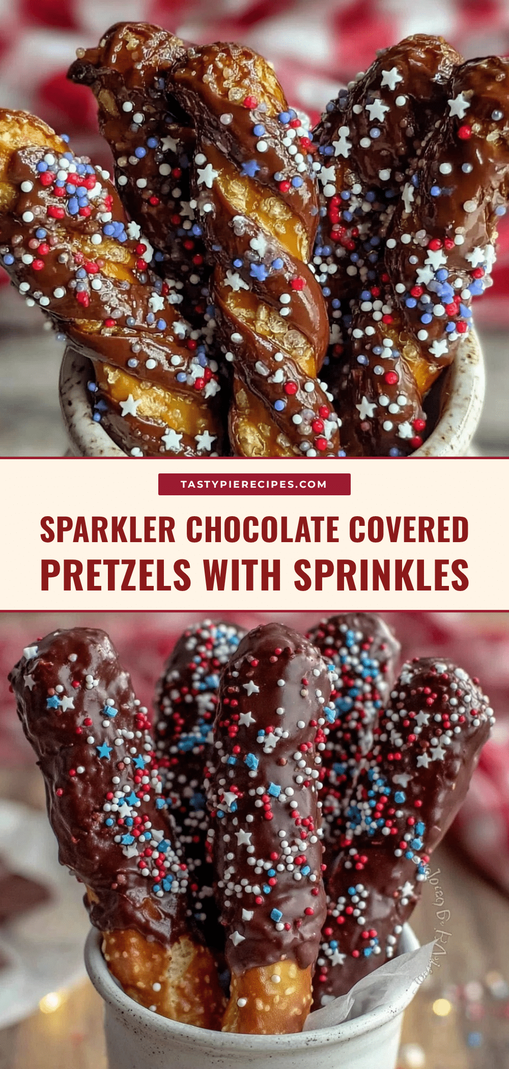 chocolate covered pretzel rods recipe