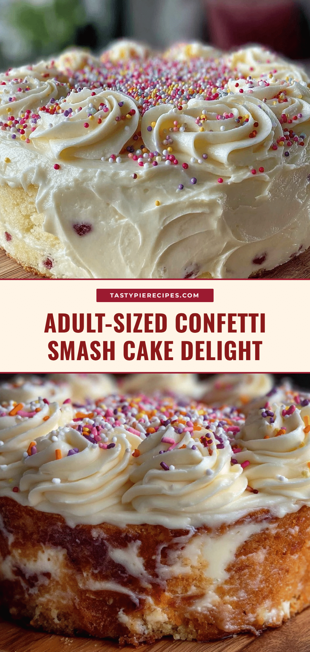confetti smash cake recipe recipe