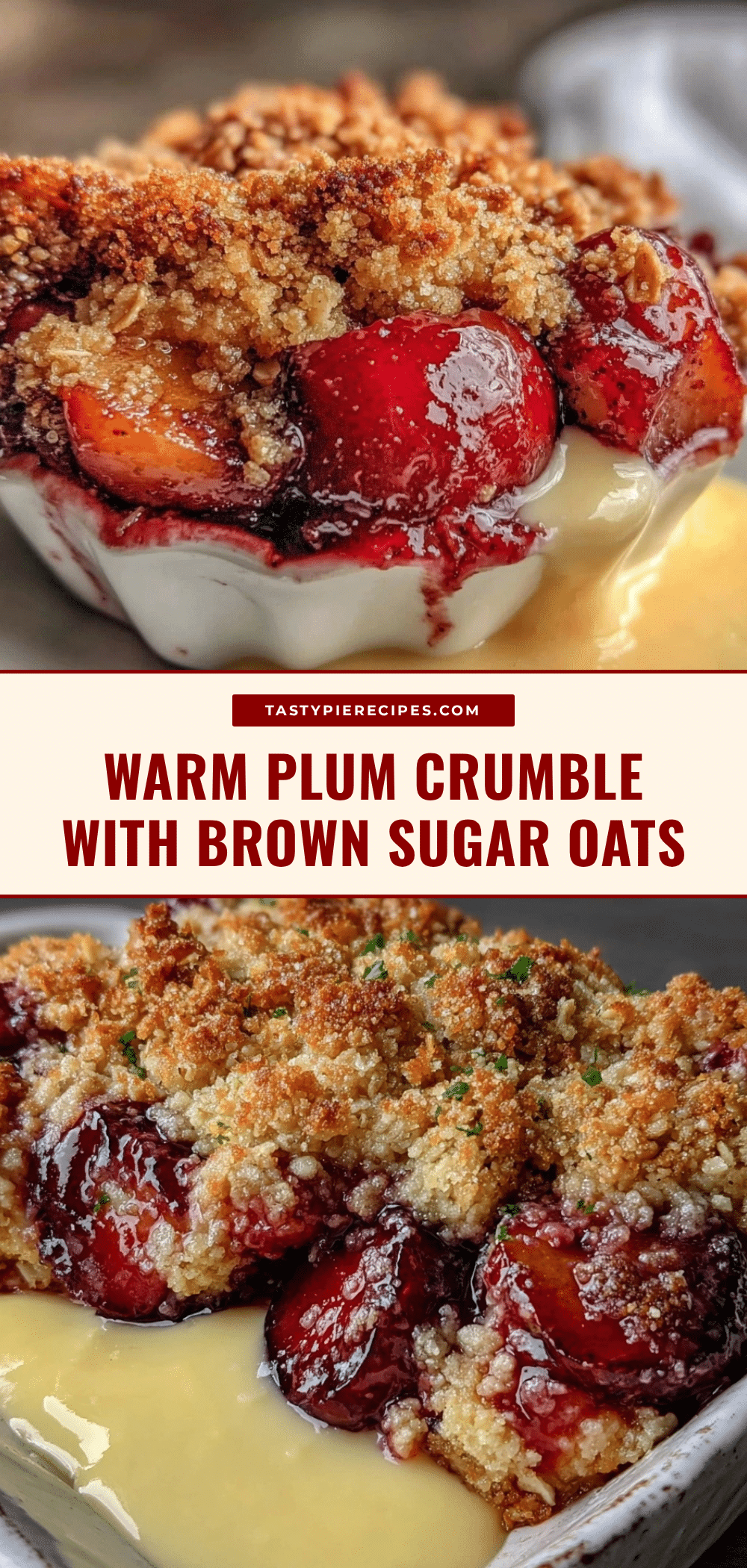 cozy plum crumble recipe recipe