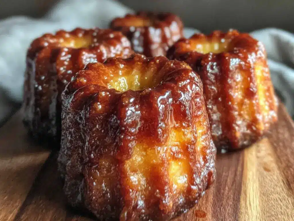 crispy brown butter canelé - featured image