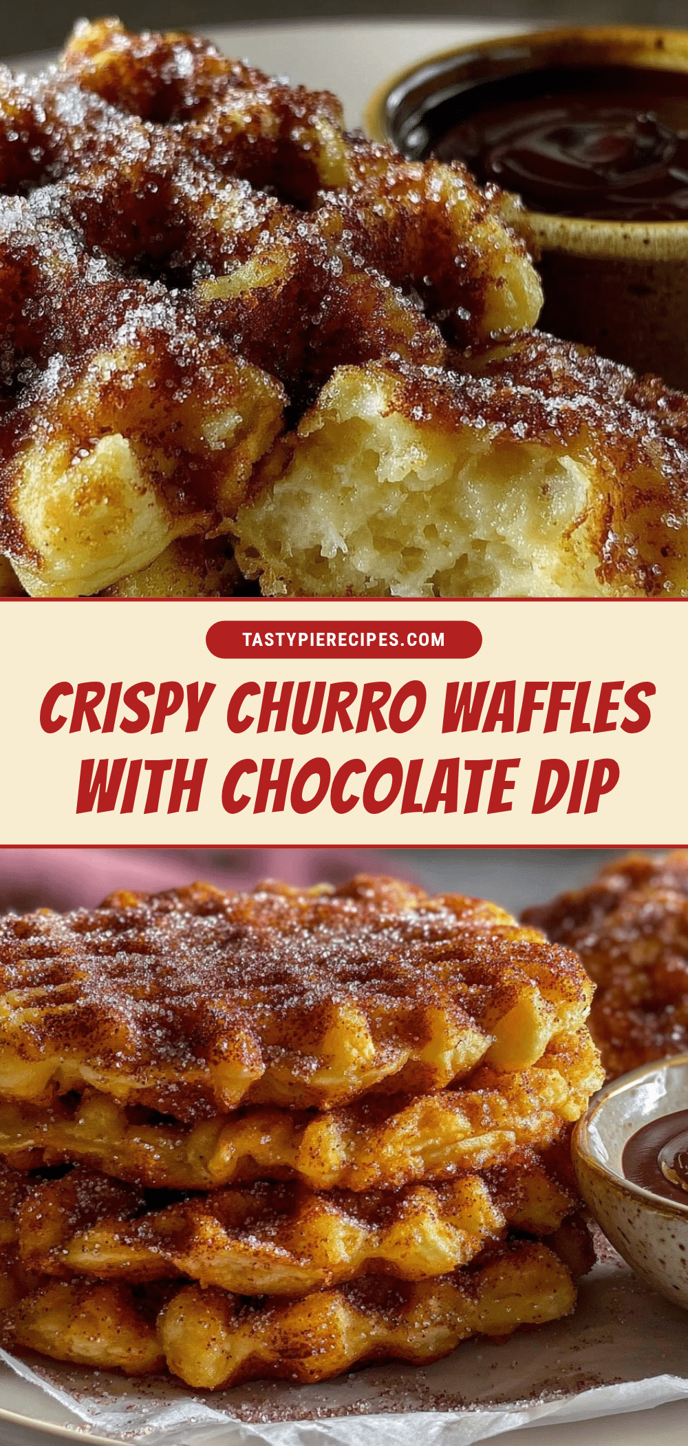 crispy churro waffles recipe