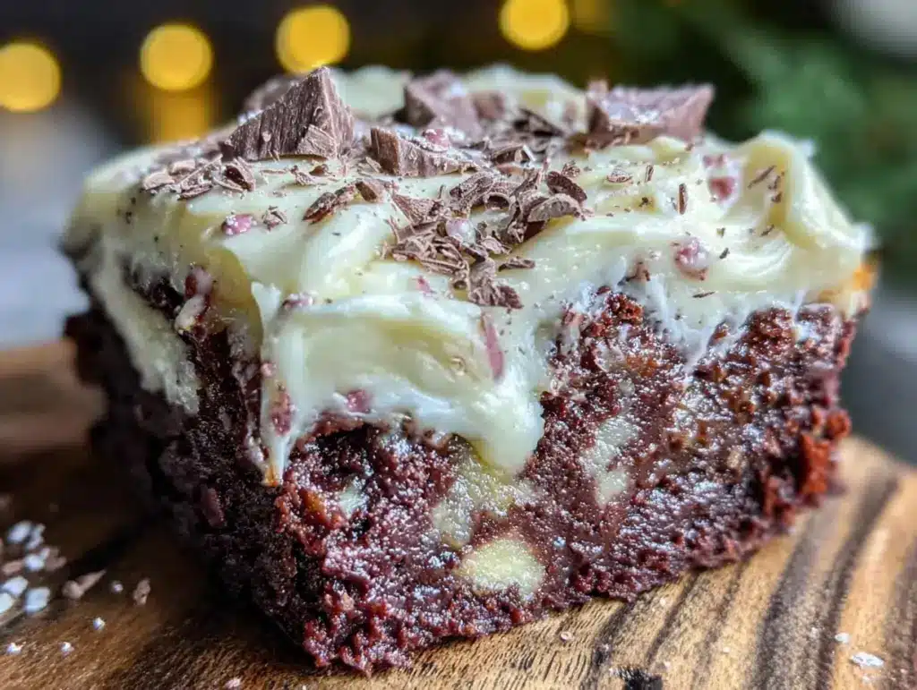 dark chocolate stout brownie cake - featured image