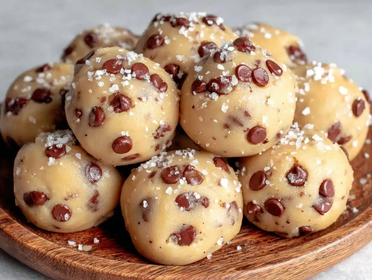 edible cookie dough bites preparation steps