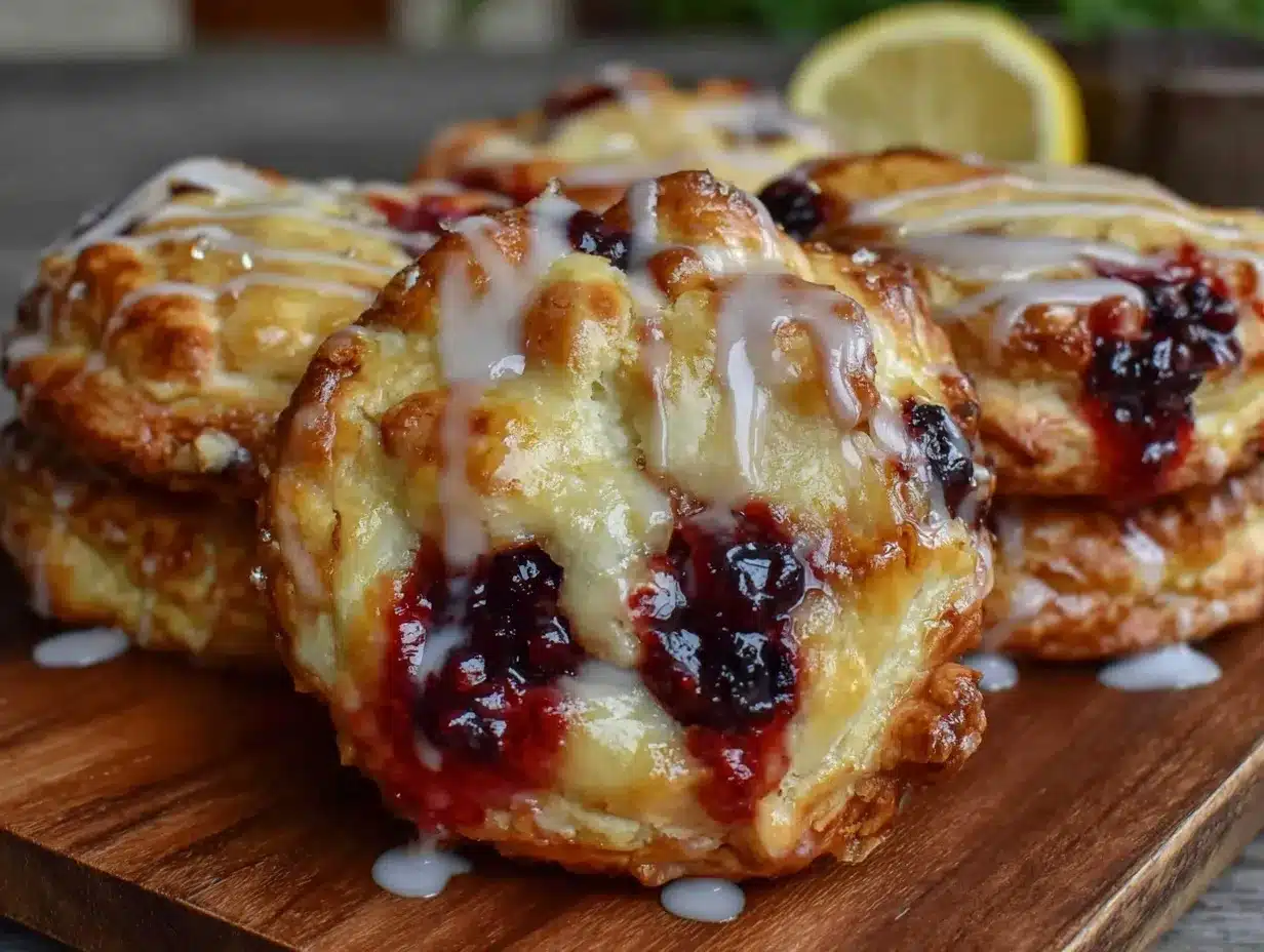 flaky boysenberry hand pies preparation steps