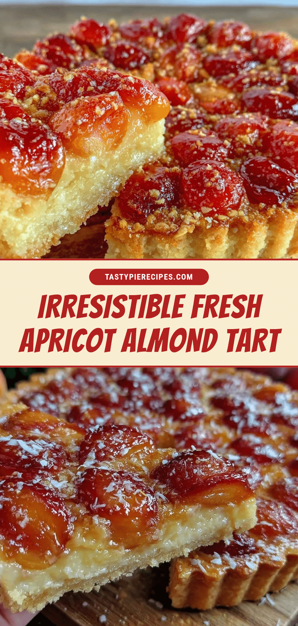 fresh apricot and almond tart recipe
