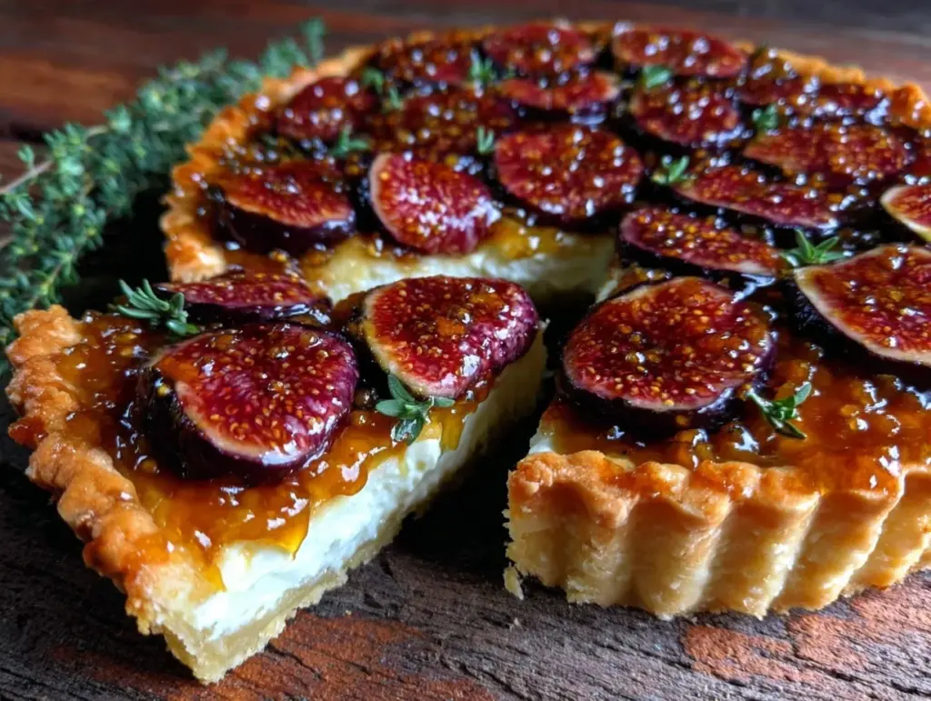 fresh fig and honey crostata - featured image