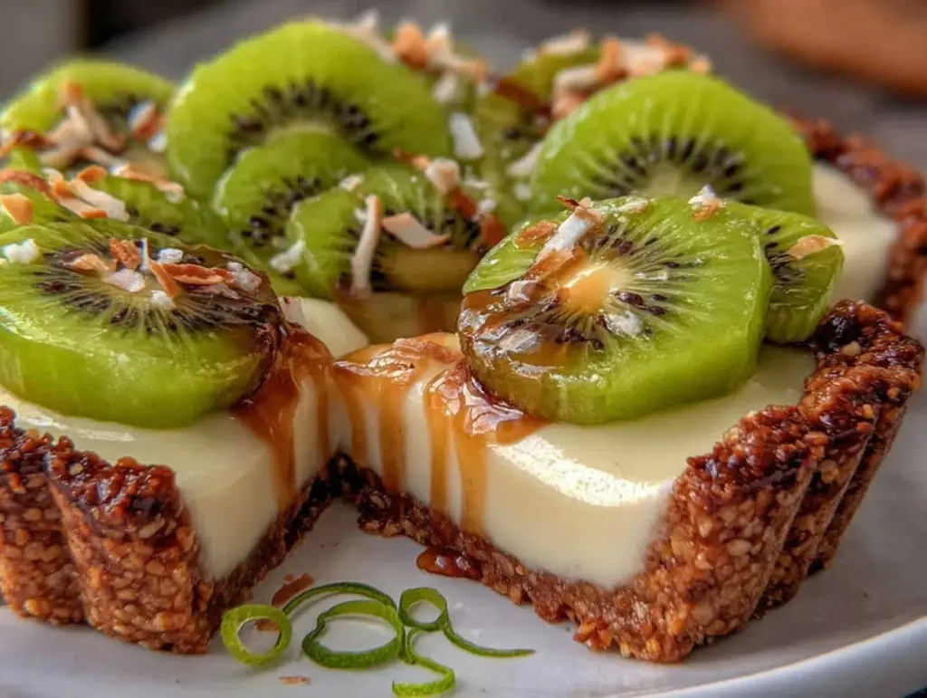 Fresh Kiwi Lime Tart - featured image