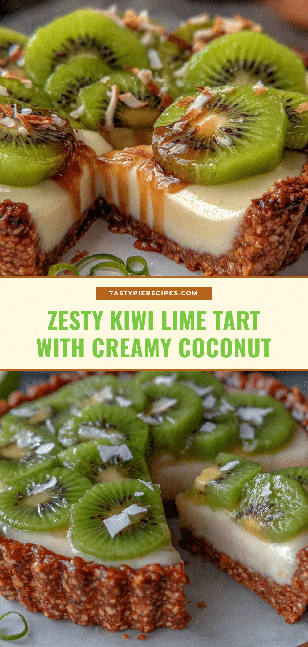 Fresh Kiwi Lime Tart recipe