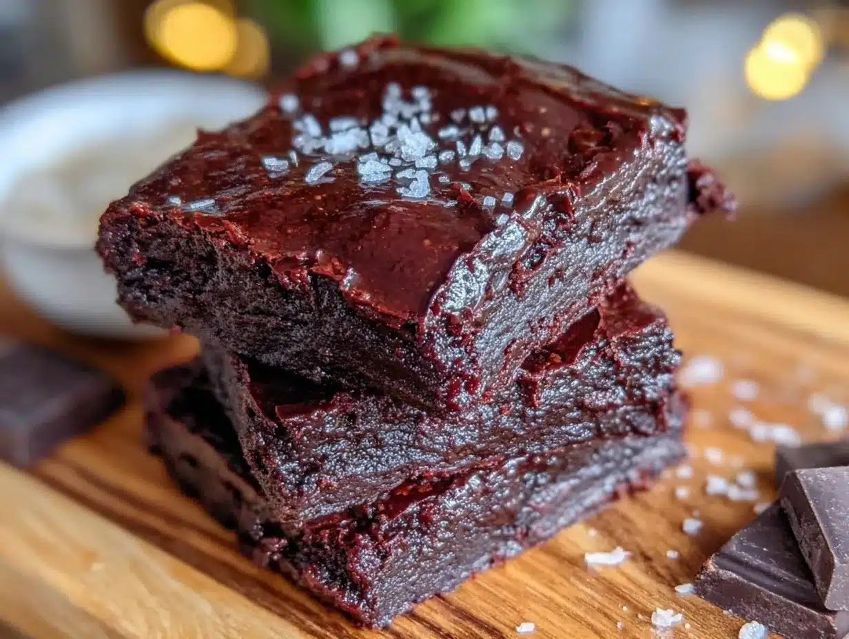 fudgy sourdough discard brownies preparation steps