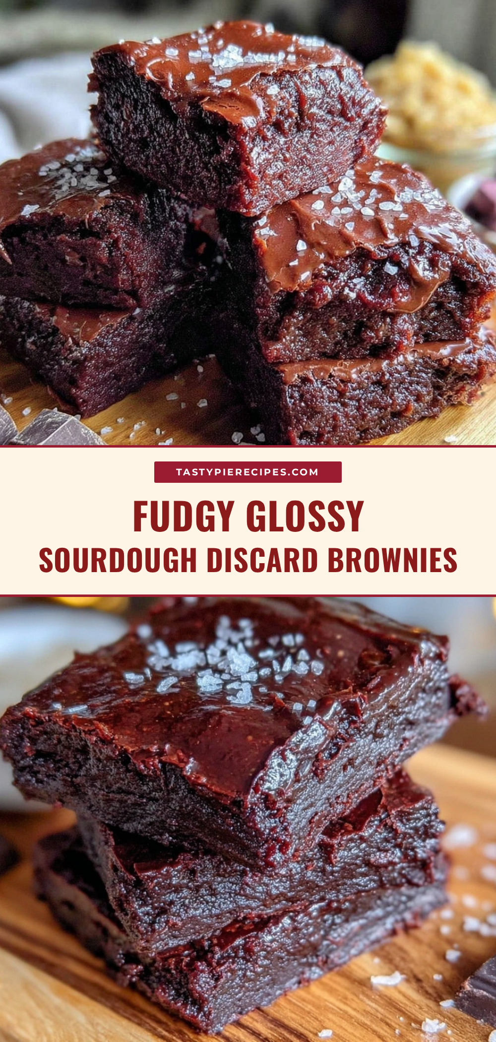 fudgy sourdough discard brownies recipe