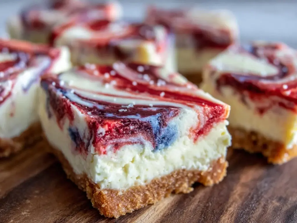galaxy swirl cream cheese squares - featured image