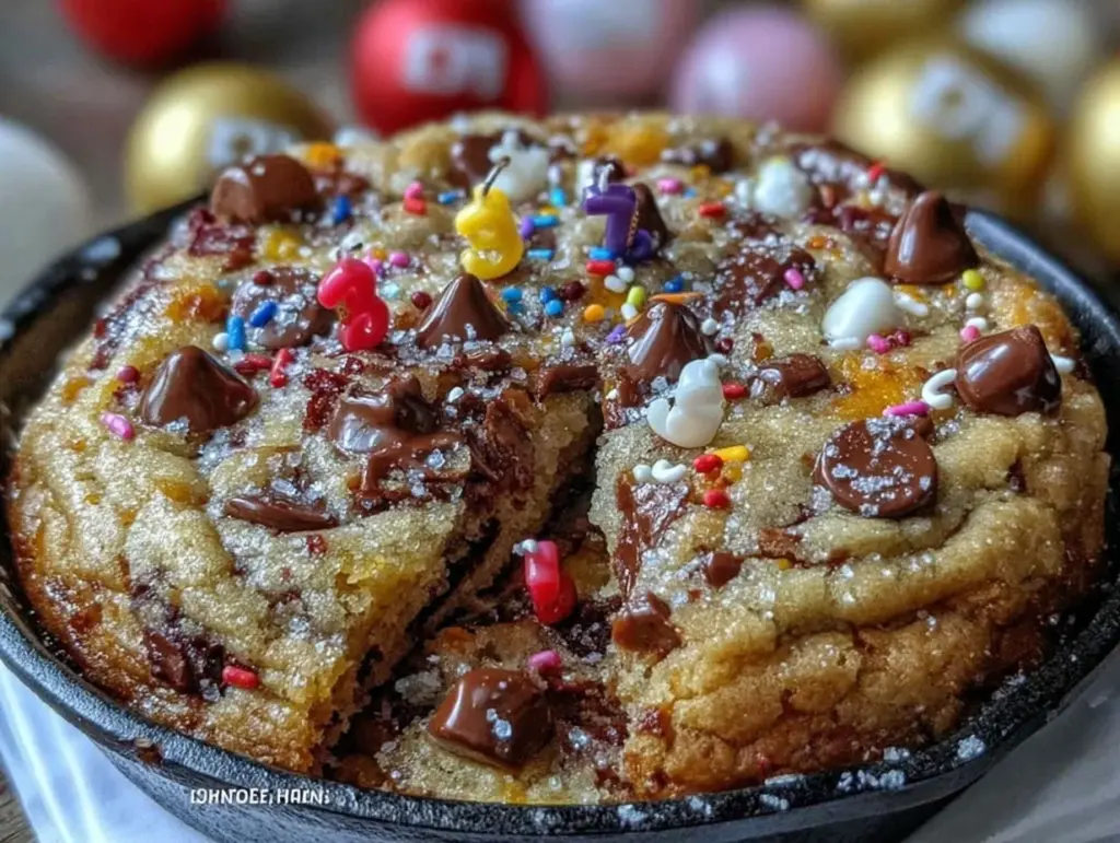 giant cookie skillet recipe - featured image