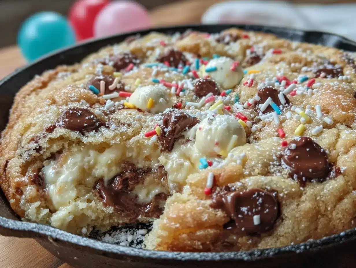 giant cookie skillet recipe preparation steps