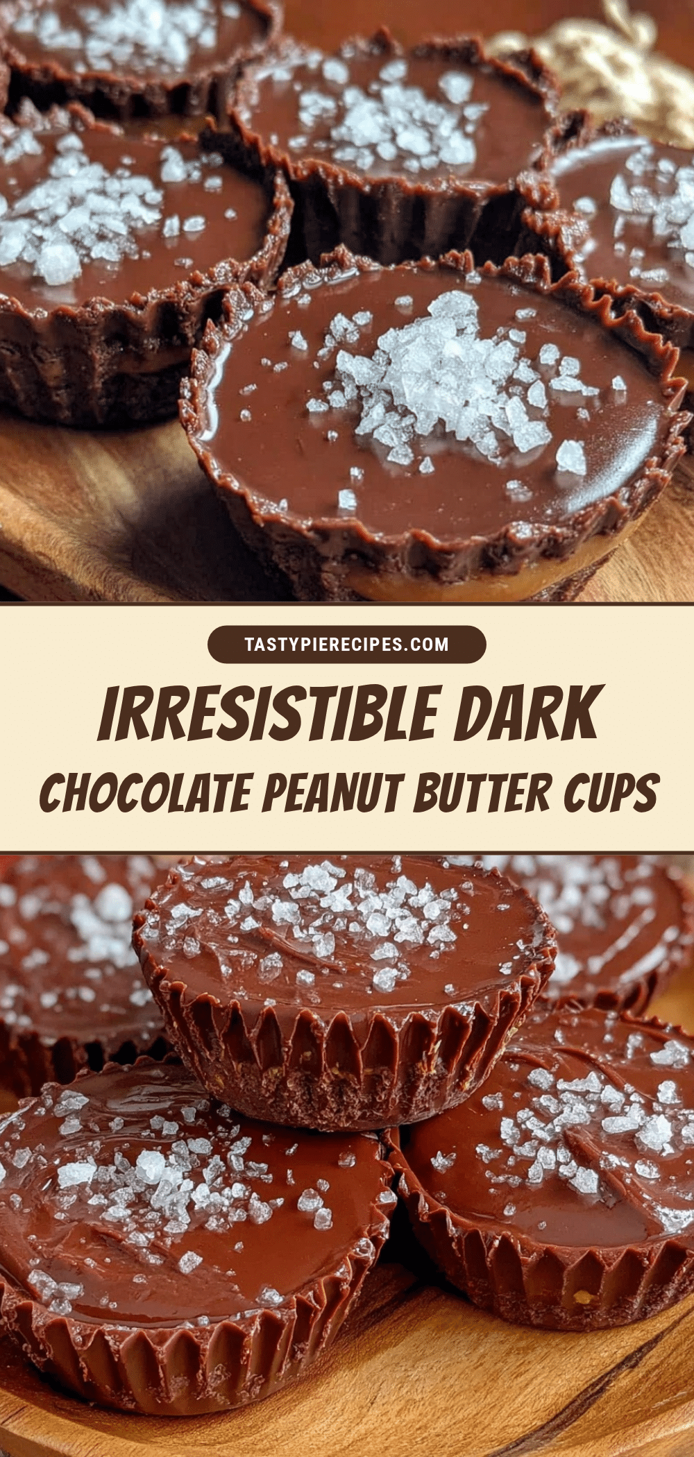 homemade dark chocolate peanut butter cups recipe