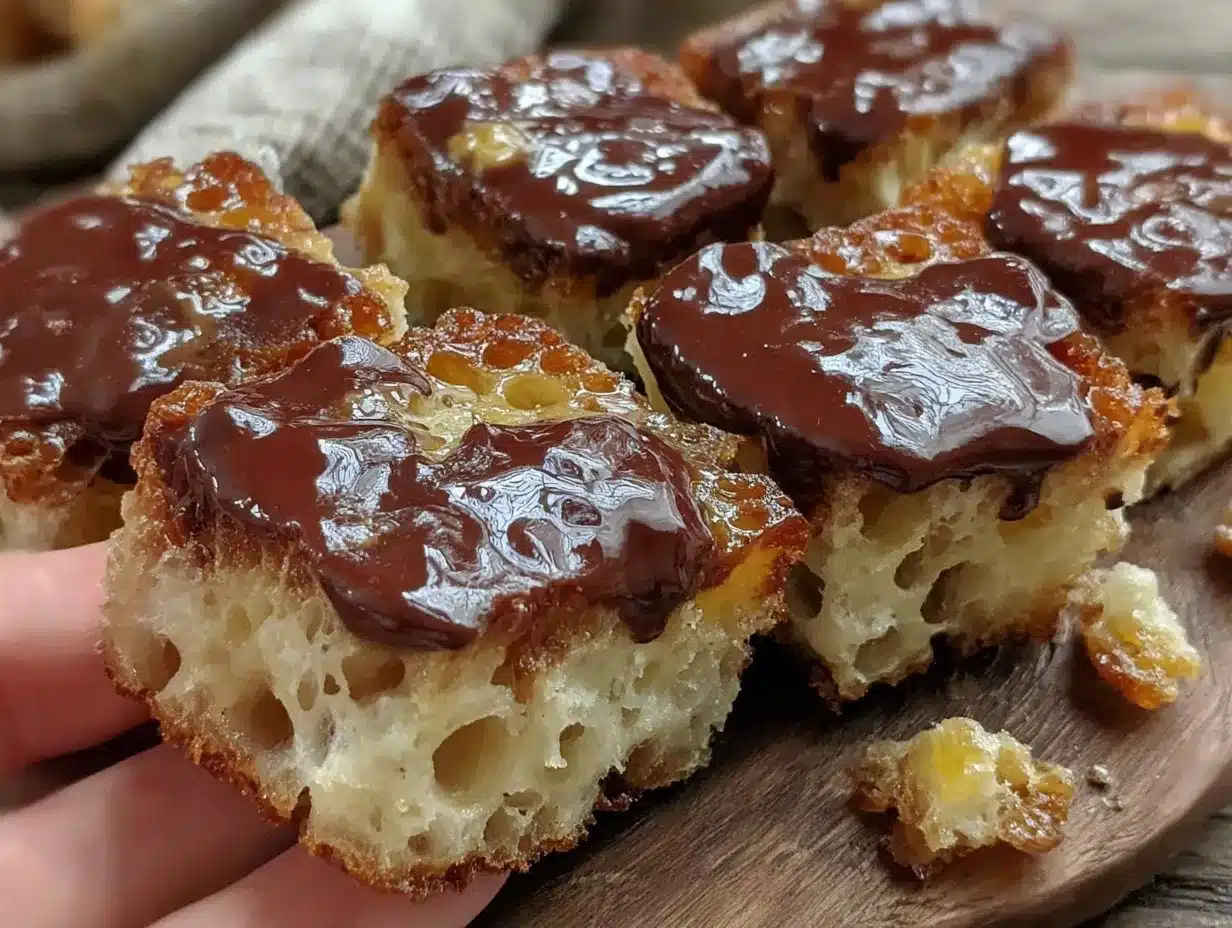 homemade honeycomb toffee sponge candy preparation steps