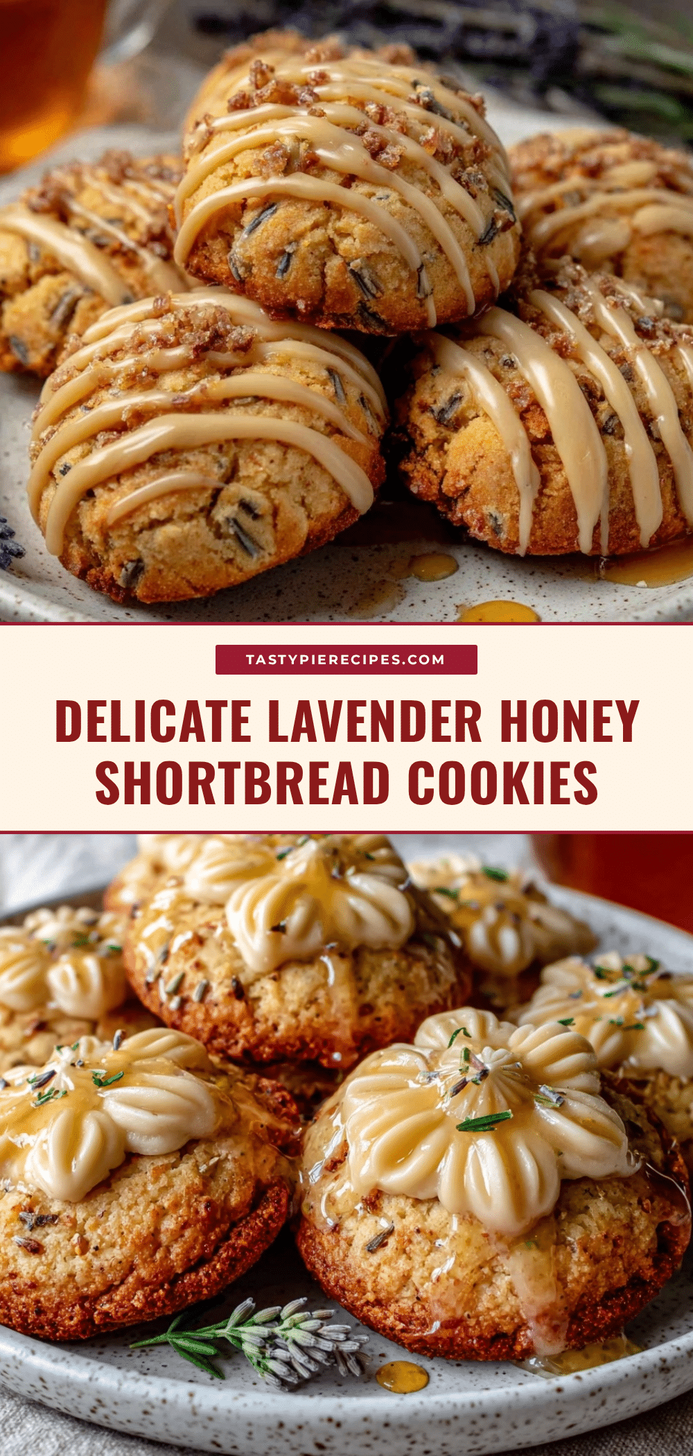 lavender honey shortbread cookies recipe