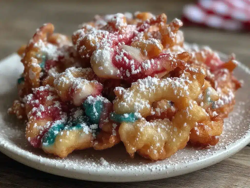 mini funnel cake bites - featured image