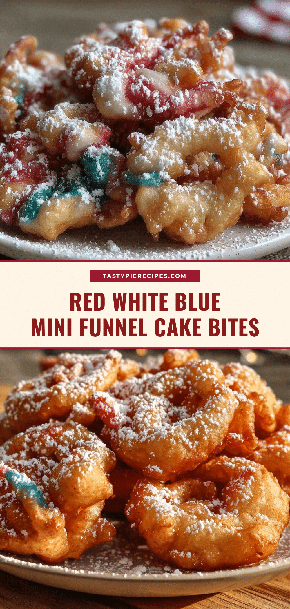 mini funnel cake bites recipe