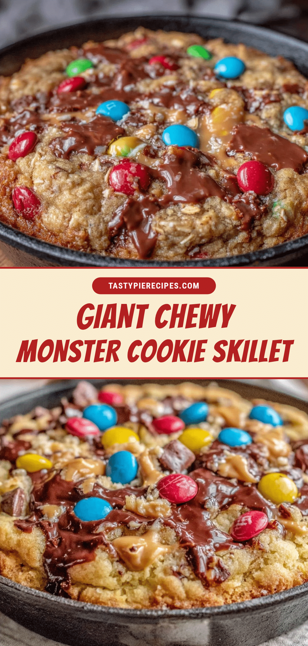 monster cookie giant skillet recipe