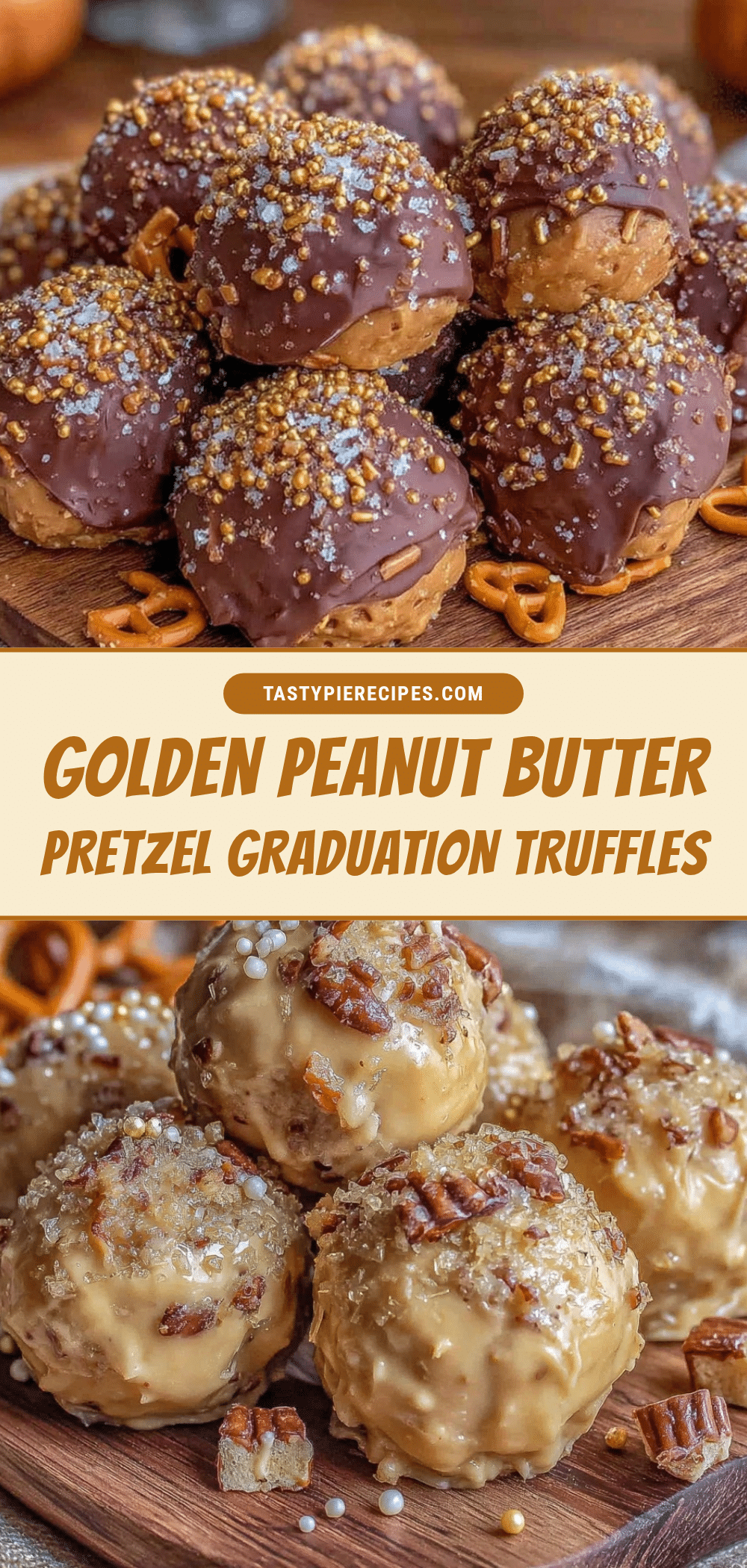 peanut butter pretzel truffles recipe