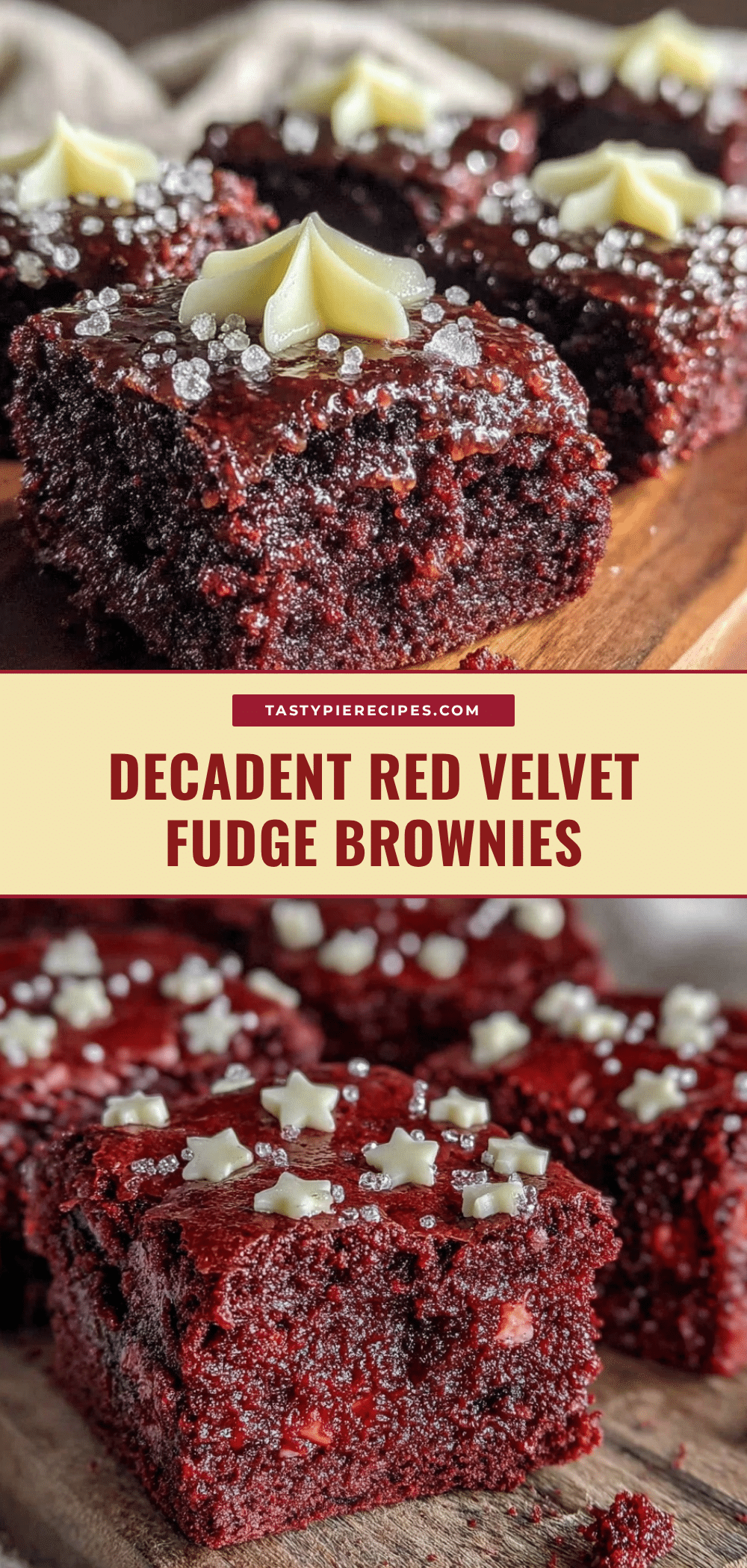 red velvet fudge brownies recipe