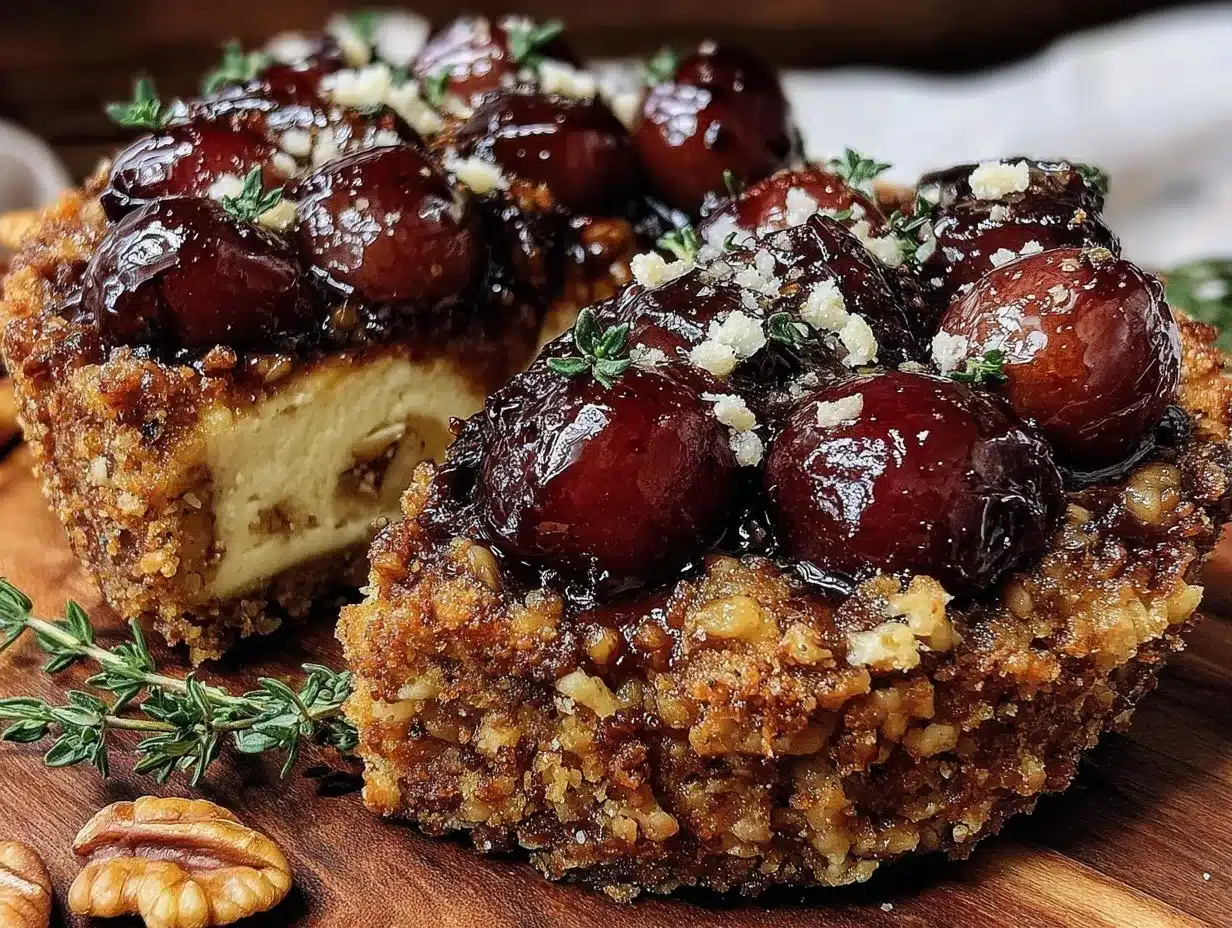 roasted grape and brie tart preparation steps
