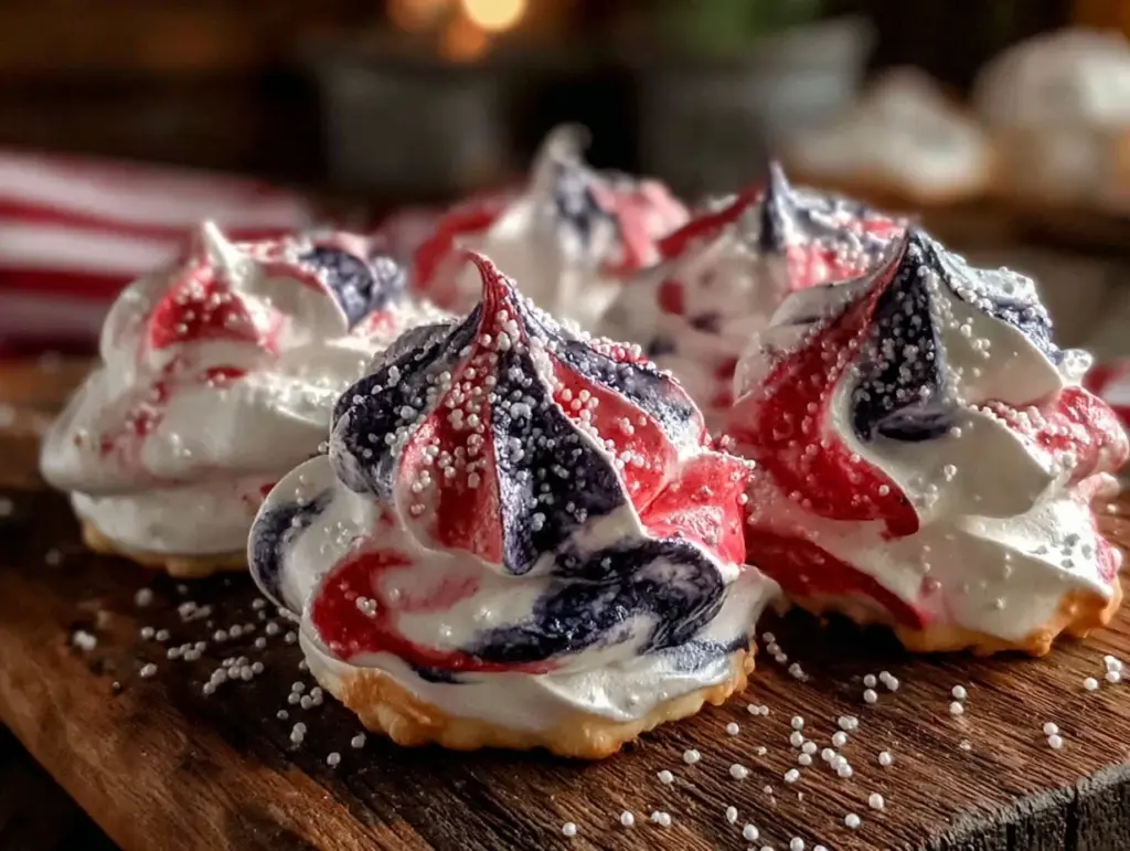 sparkling meringue kiss cookies - featured image