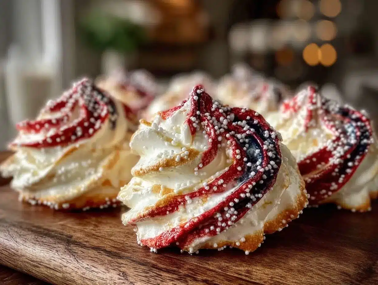 sparkling meringue kiss cookies preparation steps