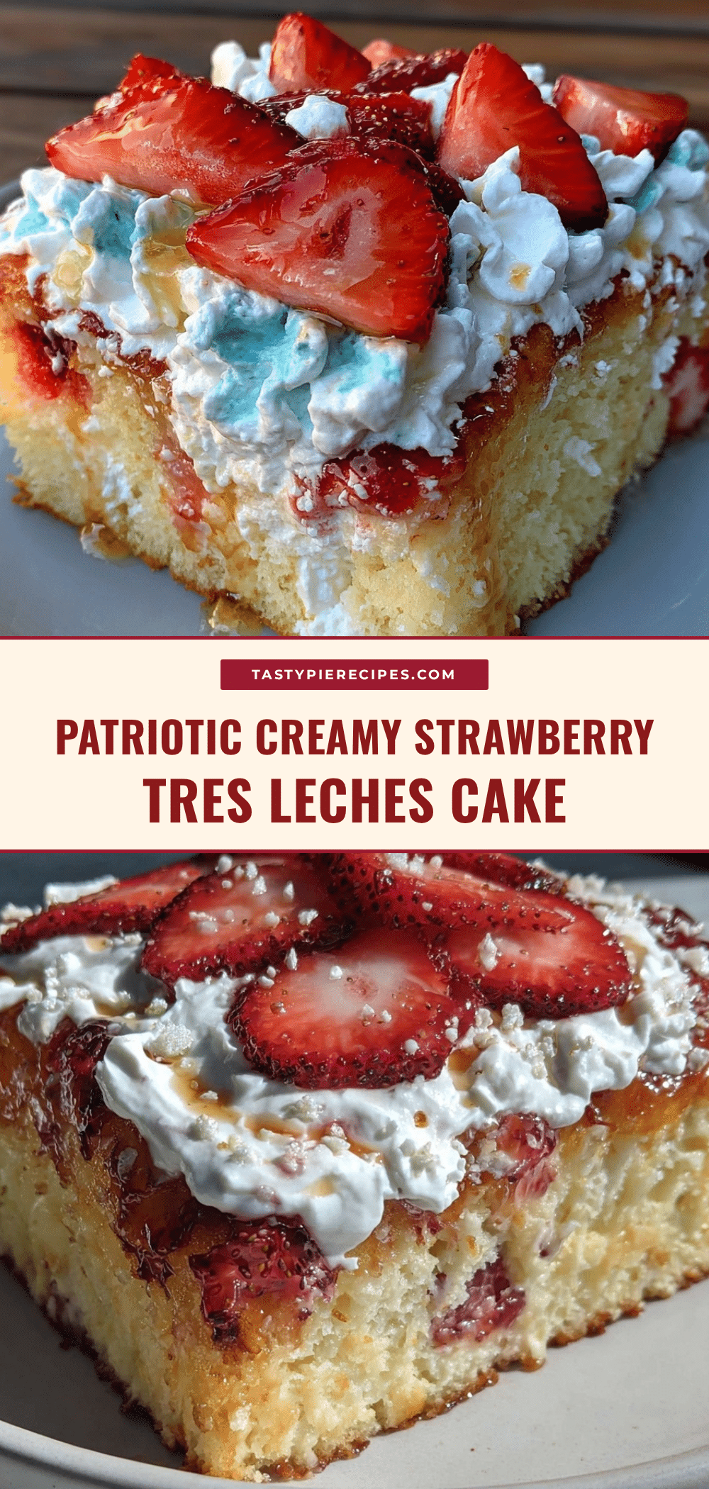 strawberry tres leches poke cake recipe