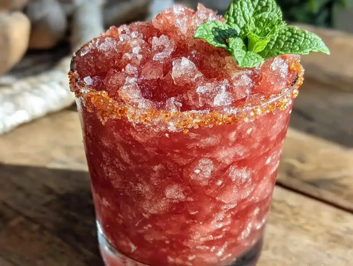 Watermelon Granita preparation steps