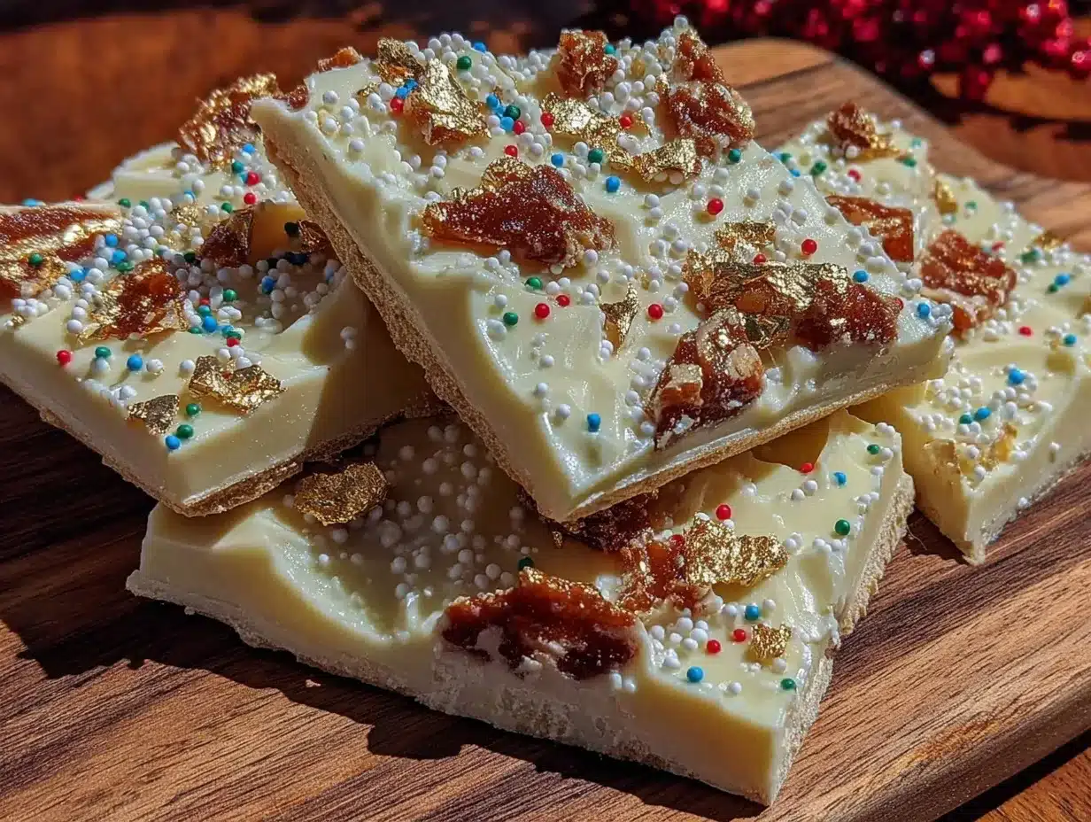 white chocolate bark preparation steps