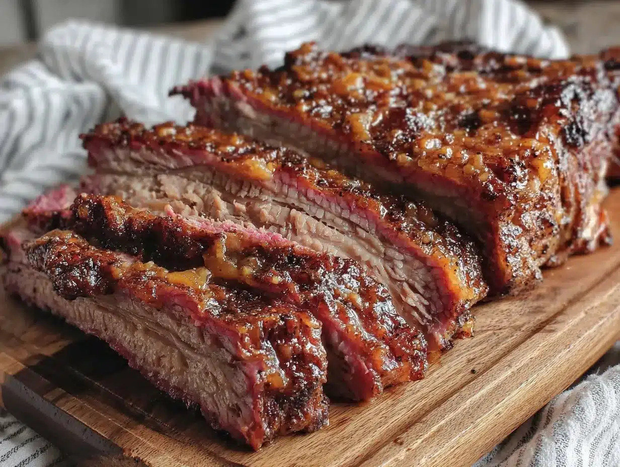 12-hour smoked brisket coffee rub preparation steps
