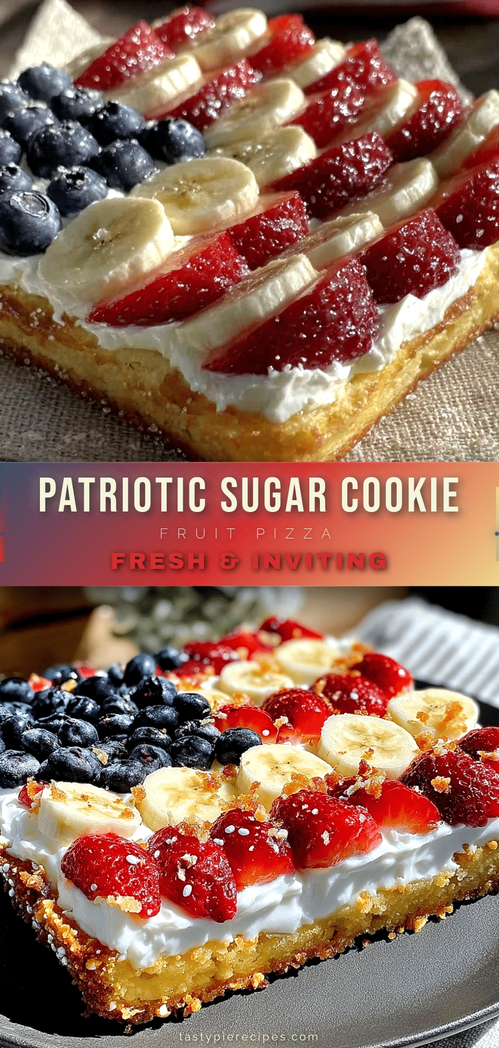american flag fruit pizza recipe
