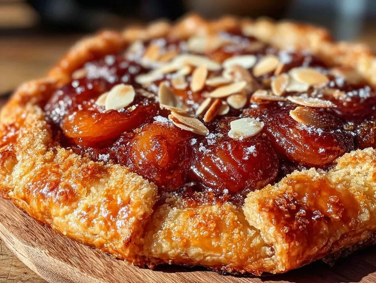 apricot almond frangipane galette preparation steps