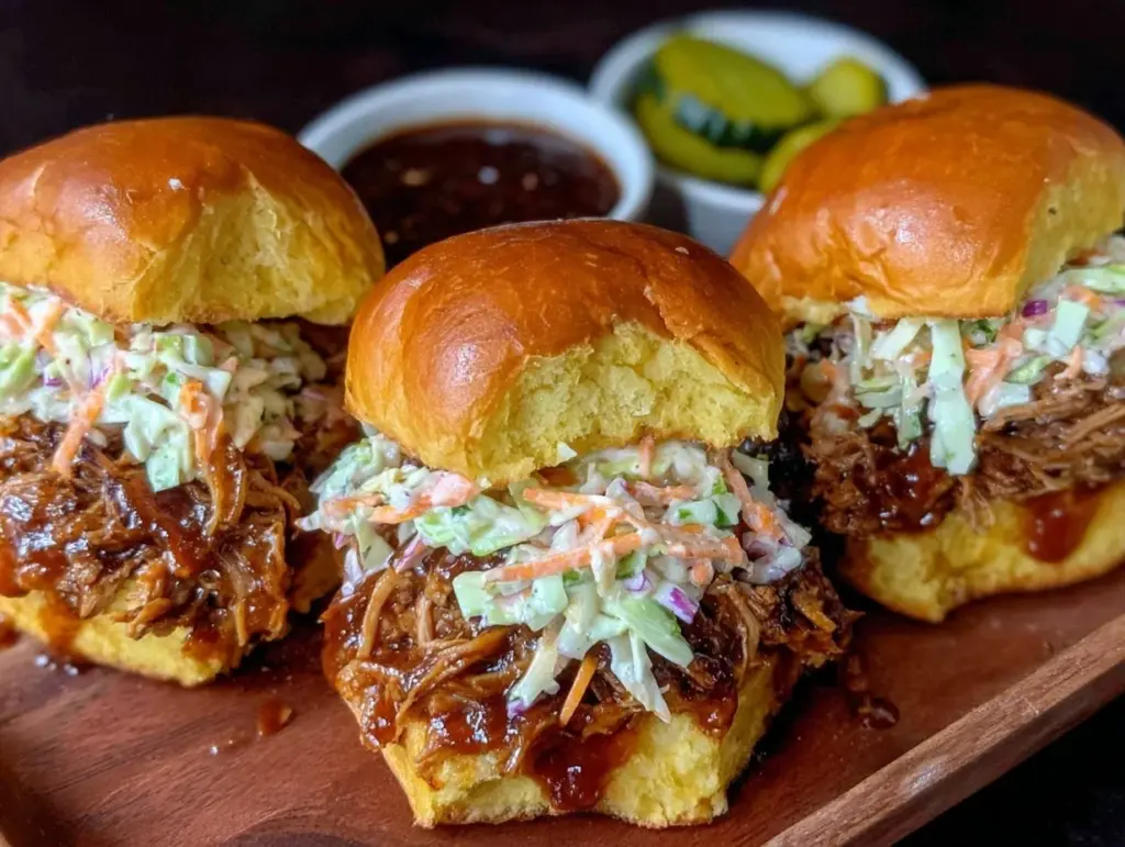 BBQ pulled pork sliders - featured image