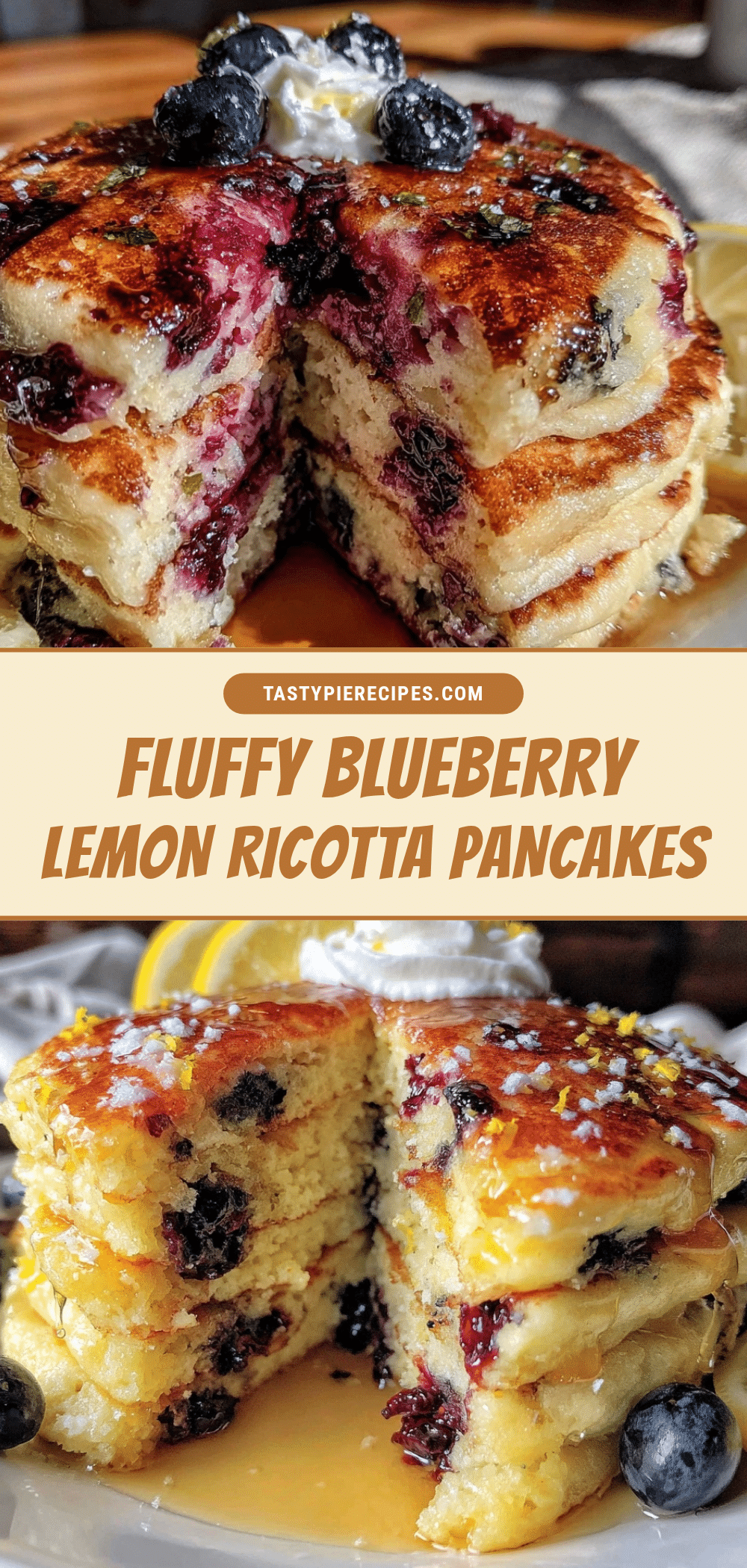 blueberry lemon ricotta pancakes recipe