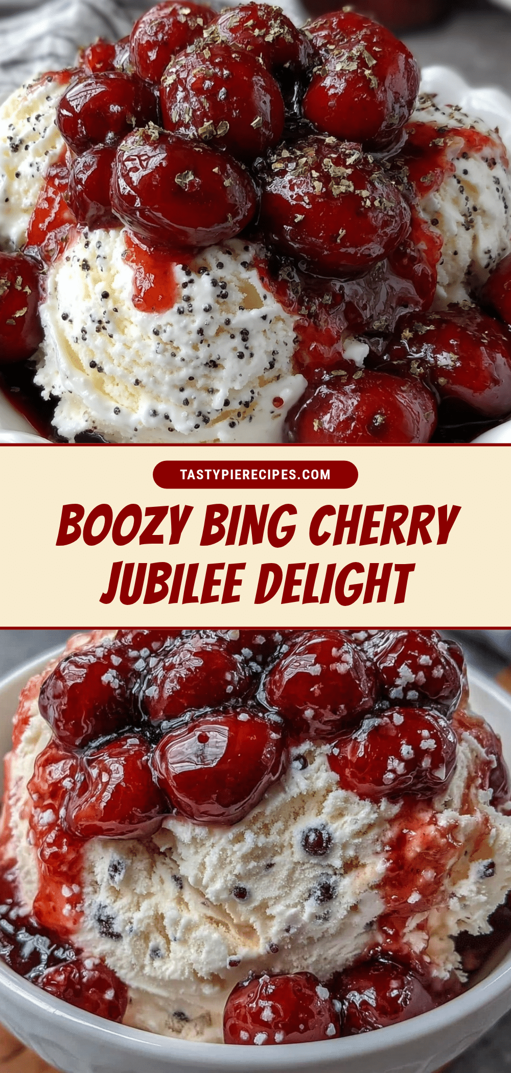 boozy bing cherry jubilee recipe
