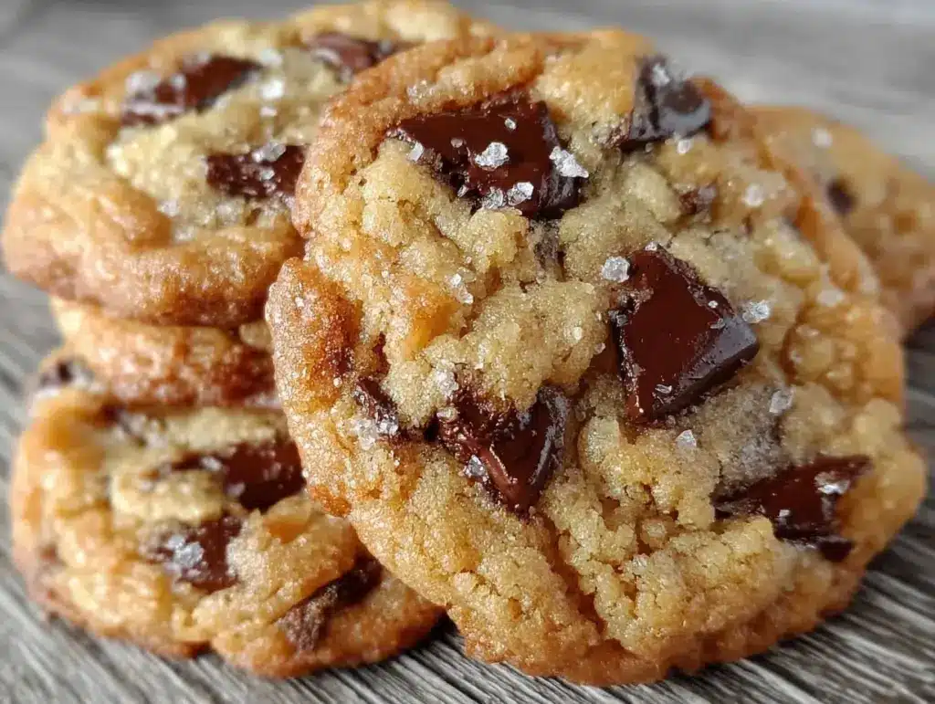 brown butter chocolate chip cookies - featured image