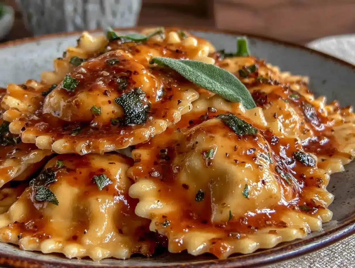brown butter sage butternut squash ravioli preparation steps