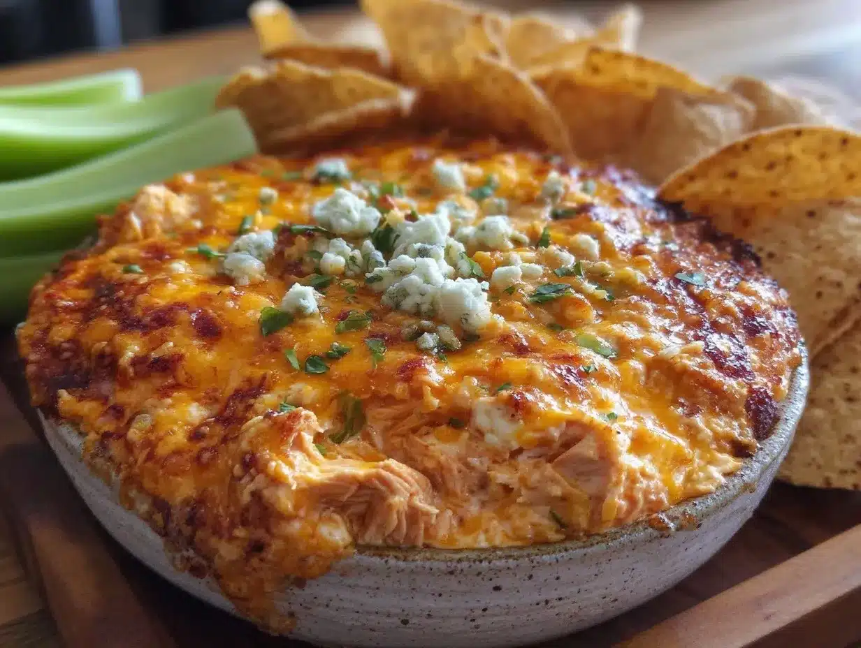 buffalo chicken dip preparation steps
