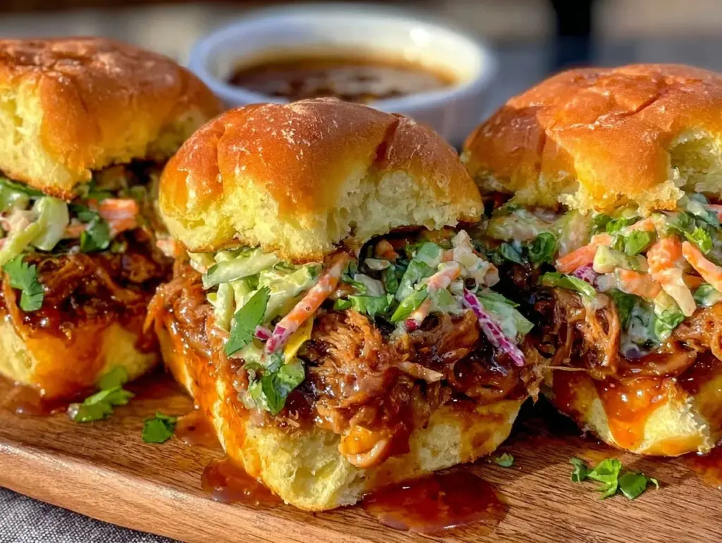 Carolina Gold BBQ Pulled Pork Sliders - featured image