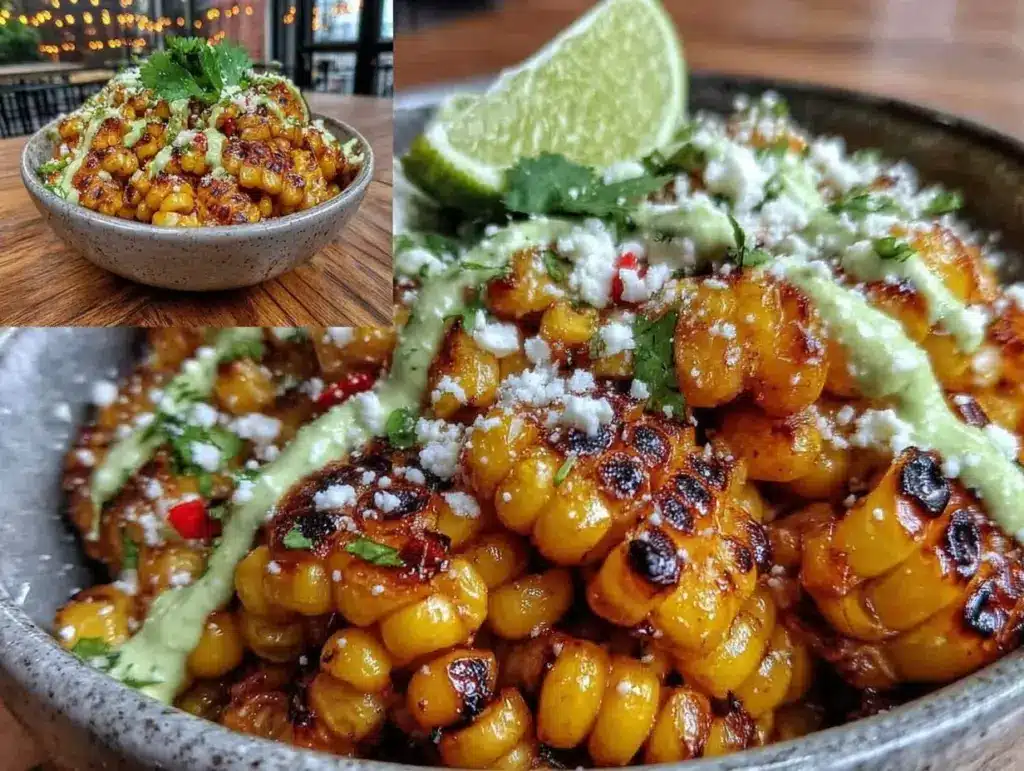 charred Mexican street corn salad - featured image