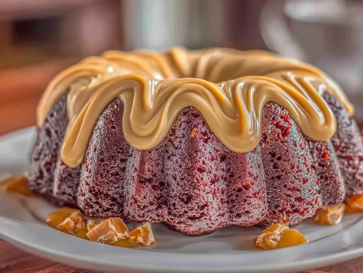 chocolate stout bundt cake preparation steps