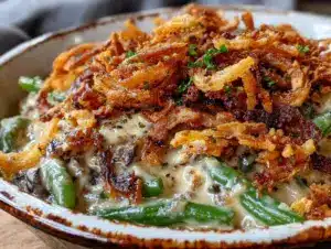 classic green bean casserole - featured image