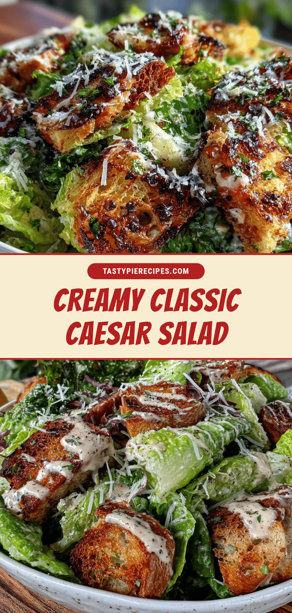 Creamy Classic Caesar Salad recipe