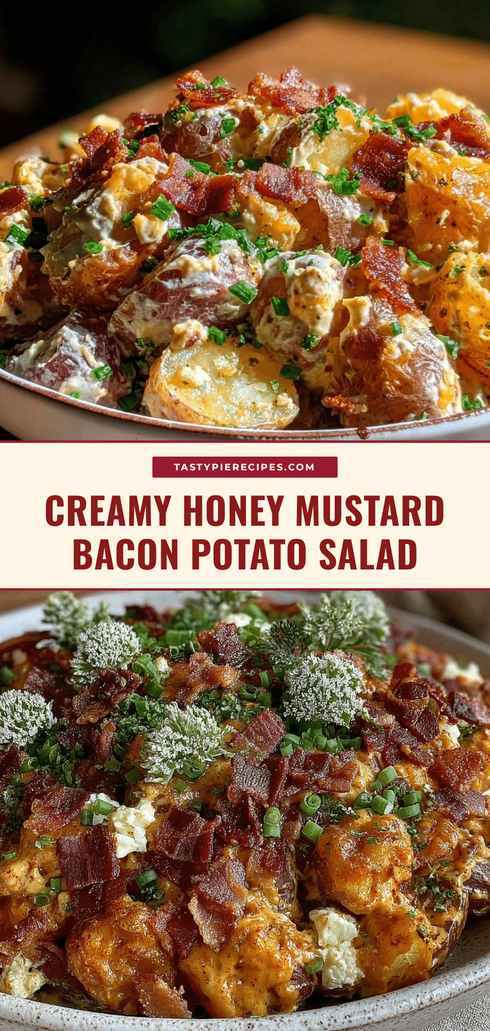 creamy honey mustard bacon potato salad recipe