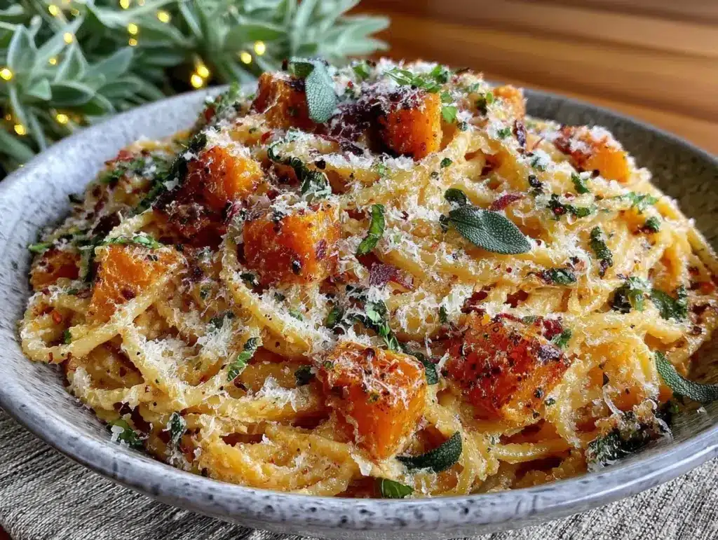 creamy one-pot butternut squash pasta - featured image