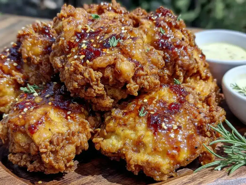 crispy buttermilk fried chicken - featured image
