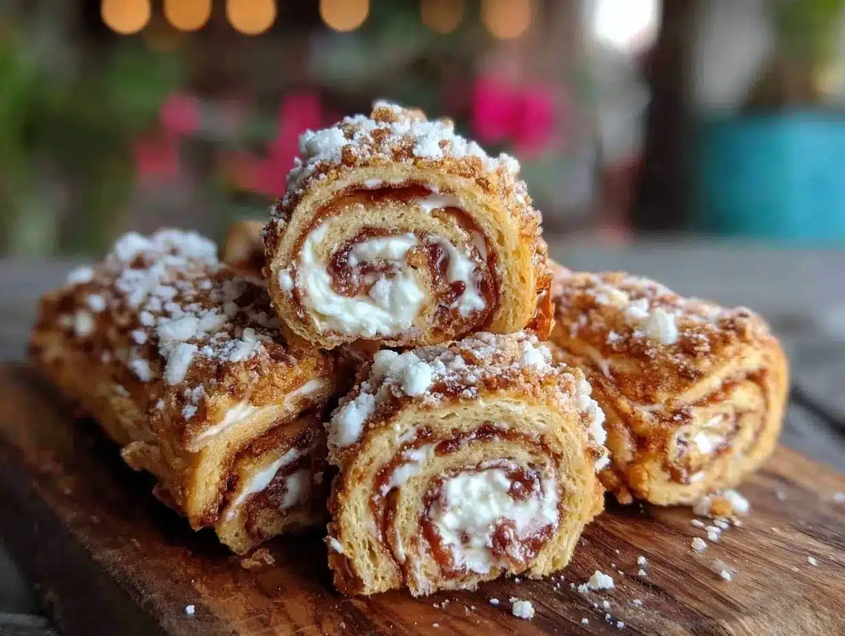 crispy diploma roll cookies preparation steps