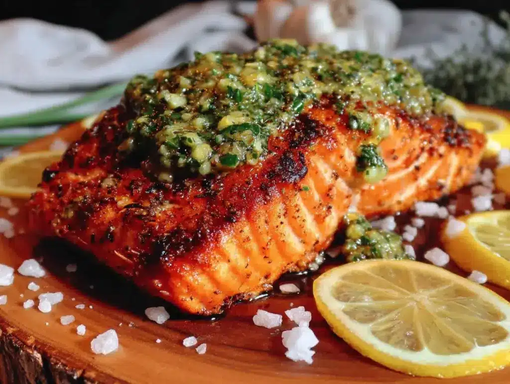 crispy pan-seared salmon - featured image